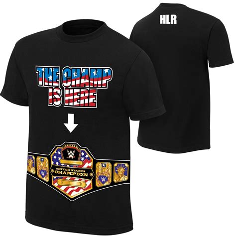 John Cena "The United States Champ is Here" Authentic T-Shirt | Wwe t shirts, Wrestling shirts ...