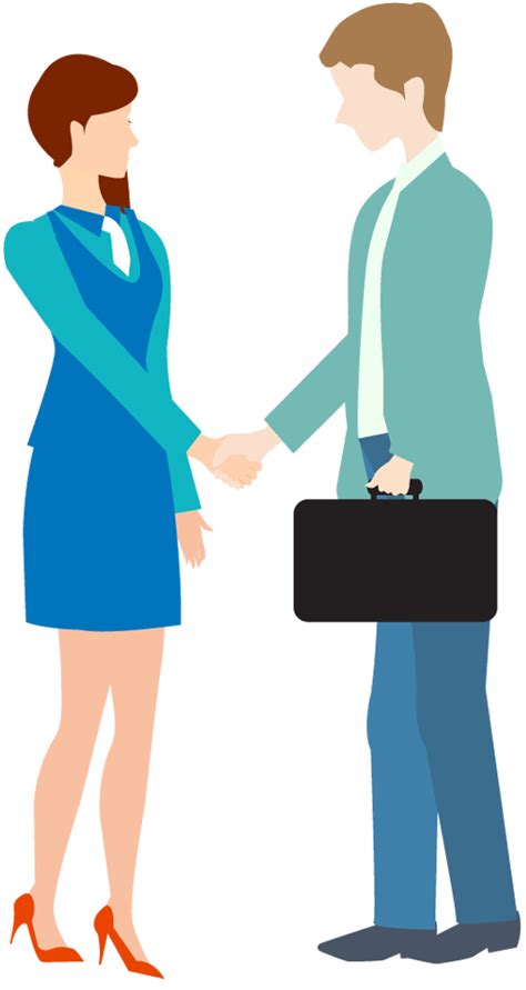 Businessperson Handshake Sales Clip art - business people png download ...