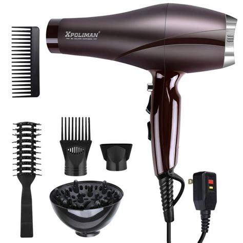 2000 Watt Hair Dryers, Xpoliman Professional Salon Hair Dryer with AC ...