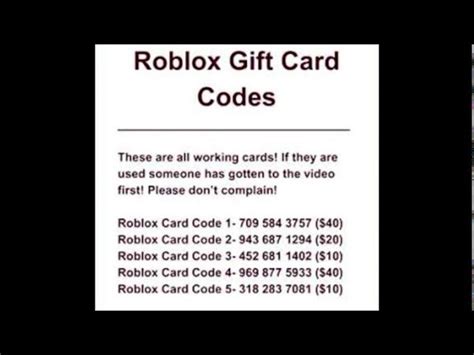 Free Roblox gift card codes! - Free Roblox Gift Card Codes Generator ...