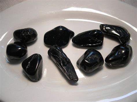 1 Tumbled & Polished Black Tourmaline Gemstone by mybluemoonrising ...