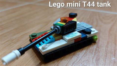 Lego mini T44 tank - YouTube