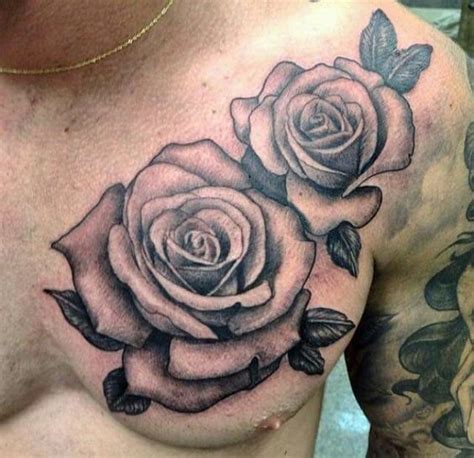 Brilliant Rose Tattoos For Men on Chest | Rose tattoos for men, Chest tattoo men, Tattoos for guys