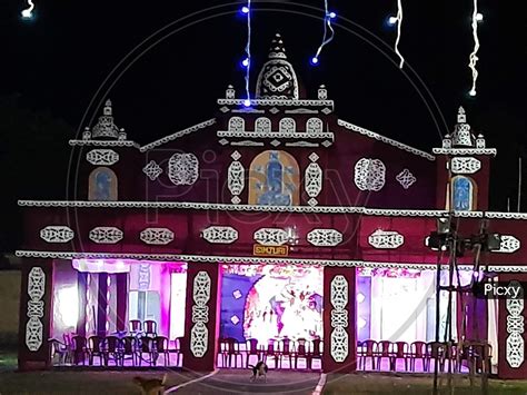 Image of Puja pandal Design-QB455887-Picxy