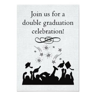 Twins Graduation Invitations & Announcements | Zazzle