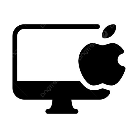 Desktop Computer Silhouette PNG Free, Mac Desktop Computer Mini Ios, Macbook, Desktop, Computer ...