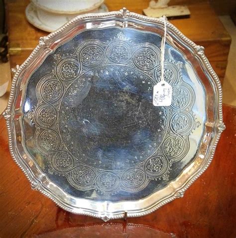 Antique Sterling Serving Platter | Antique silver, Antiques, Silver