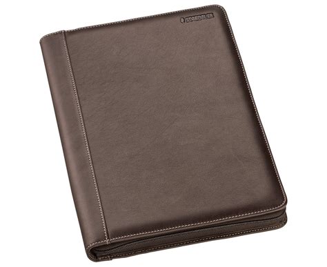 Staedtler Premium Leather Conference Folder - A4 Brown | 9PLE4ZF1-7 ...