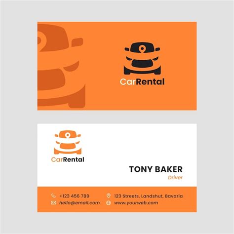 Free Vector | Flat design transport business card