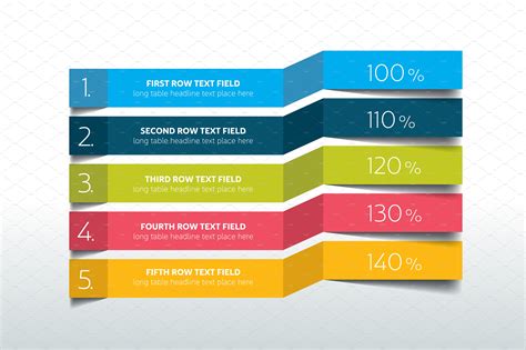 Table, schedule infographic. | Presentation Templates ~ Creative Market