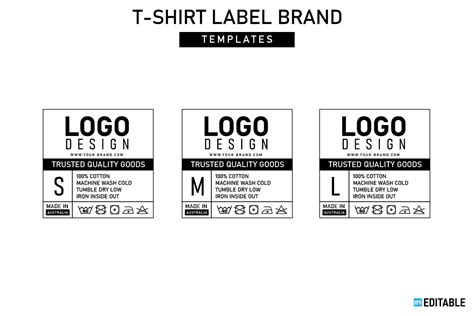 Neck Label Tag Vector Templates Graphic by Spacelabs Studio · Creative Fabrica