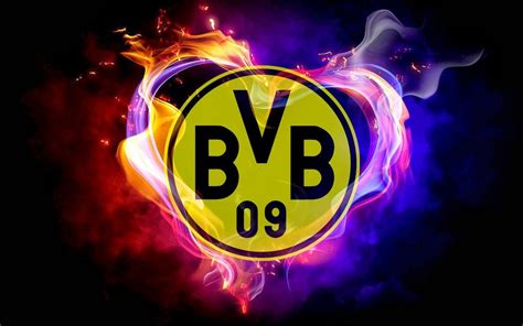 BVB 09 | Borussia dortmund, Dortmund, Fire heart