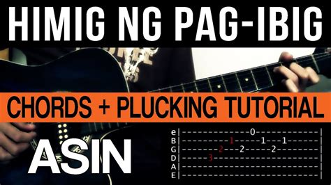 Himig ng Pag-ibig Asin Guitar Plucking Tutorial (WITH TAB) Chords ...