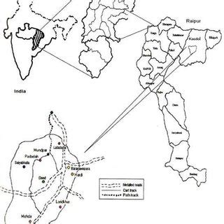 Location of study area under Barnawapara Wildlife Sanctuary in ...