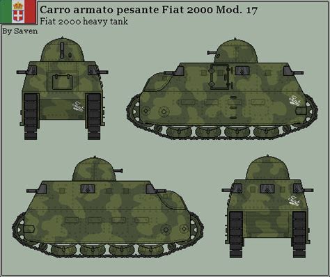 HISTORICAL - Fiat-2000 heavy tank by Liquid-Nitrogen on DeviantArt