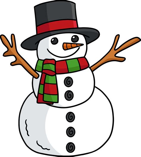 Christmas Snowman Cartoon Colored Clipart 11415728 Vector Art at Vecteezy