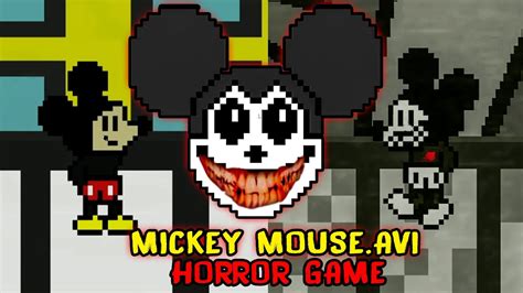 MICKEY MOUSE.AVI HORROR GAME! BIPOLAR MOUSE CREEPYPASTA SCARY GAME | Mickey.exe - YouTube