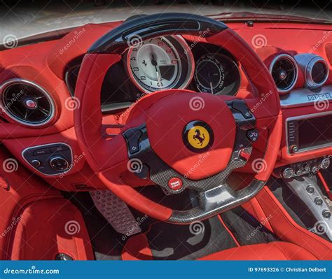 Ferrari Dashboard, Close Up Editorial Photo - Image of luxurious, race ...