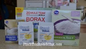 DIY Homemade Dishwasher Detergent and Rinse Aid