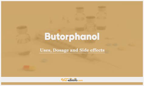 Butorphanol Dose For Dogs & Cats | Vet Drugs List