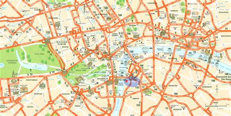 Printable Simple Map Of London