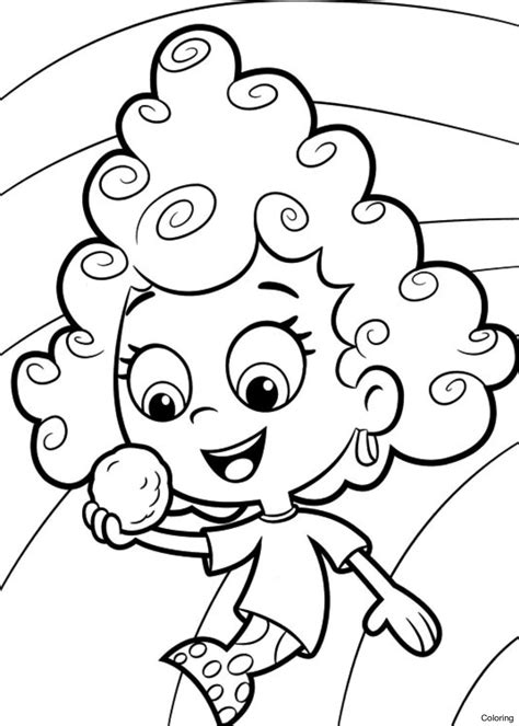 Bubble Guppies Molly Coloring Pages at GetDrawings | Free download