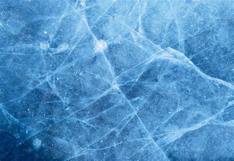 Abstract blue ice texture | Background Stock Photos ~ Creative Market