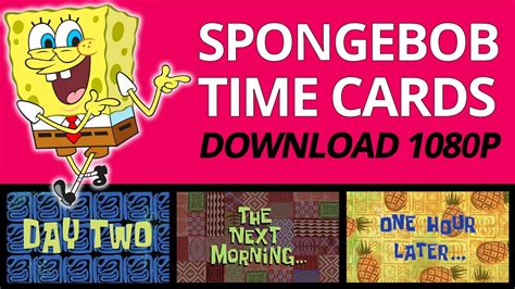 Spongebob Time Card Maker