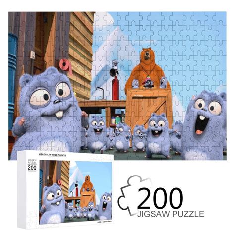 Grizzy And The Lemmings Puzzle For Adults & Kids - 200 Piece Jigsaw Puzzle - Walmart.com