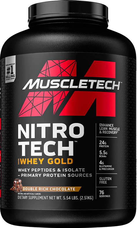 MuscleTech Nitro Tech 100% Whey Gold Protein 5.5 LBS – Vitamin Galaxy