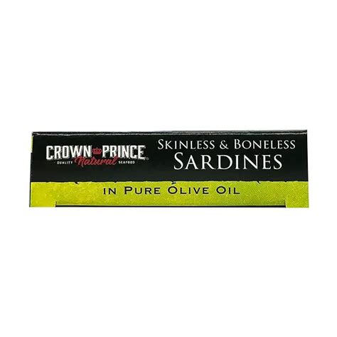 Crown Prince Skinless Boneless Sardines In Olive Oil, 3.75 oz at Whole ...