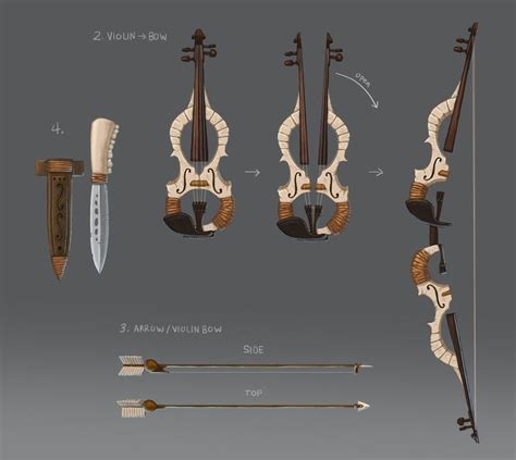 Violin Bow D&D | Weapon concept art, Concept art characters, Dungeons and dragons homebrew