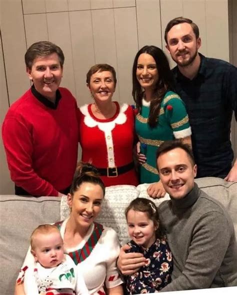 Daniel and Majella O'Donnell share Christmas picture with children Siobhan and Michael and ...