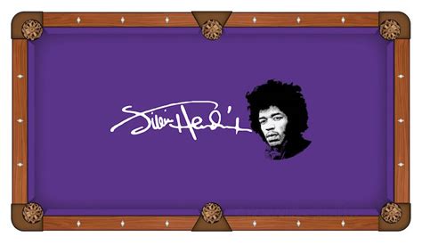 Jimi Hendrix Pool Table