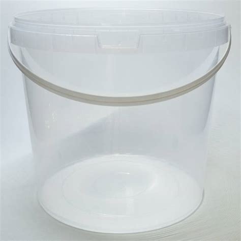 Clear Buckets with Lids - Divan Packaging