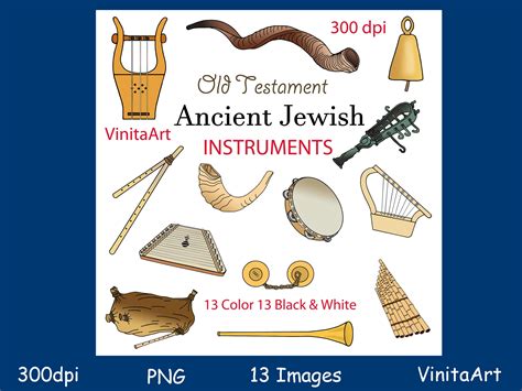 Ancient Jewish Instruments Old Testament Musical | Etsy