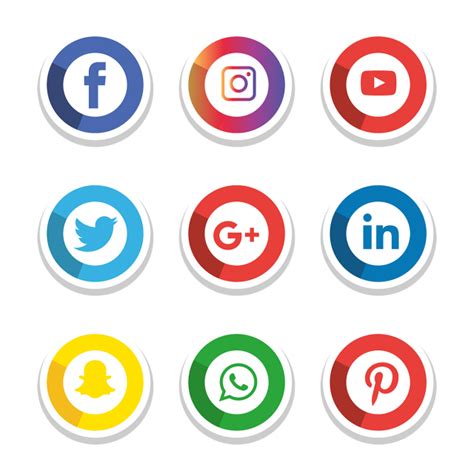 social, media, icon, set, logo, network, share, business, app, like ...