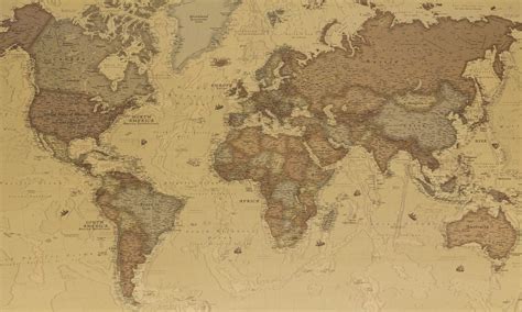 Vintage World Map Wallpapers - 4k, HD Vintage World Map Backgrounds on ...