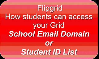 Time to Talk Tech : Flipgrid - How students can access your Grid School Email Domain or Student ...