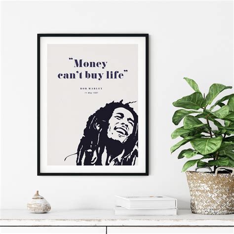 Bob Marley's Last Word Simple Word Art Inspirational | Etsy