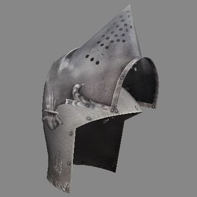 medieval helmet 3d model