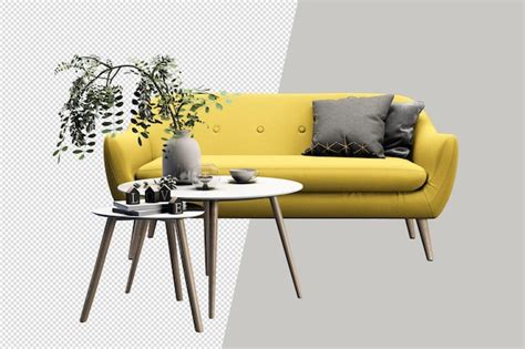 Premium PSD | Modern chair in 3d rendering