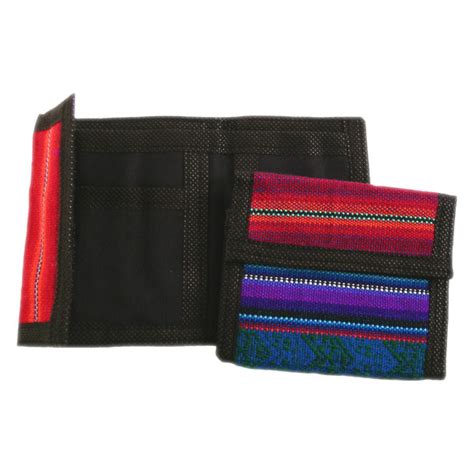 Manta Trifold Wallet Cotton/Velcro Assortment - Sanyork Fair Trade