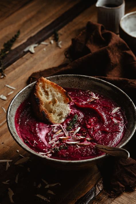 Easy Creamy Soup With Beets And Ginger