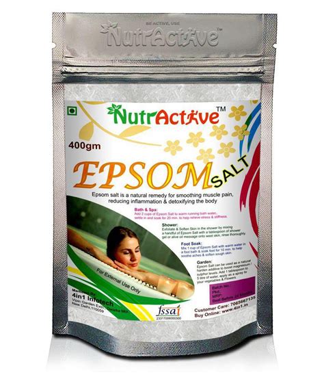 NutrActive Epsom Salt | Pain Relief: Buy NutrActive Epsom Salt | Pain Relief at Best Prices in ...