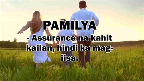 Hugot Lines About Family (Pamilya)