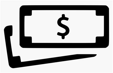 Dollar Bill Black And White Clip Art, HD Png Download , Transparent Png ...