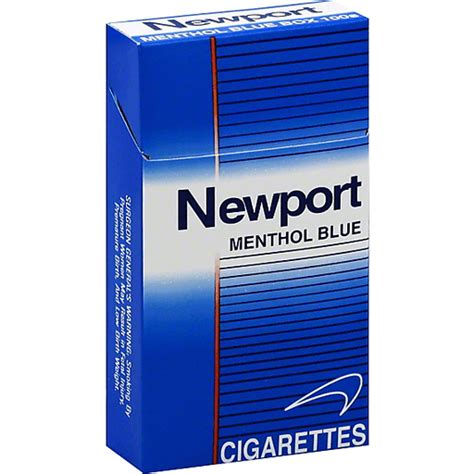 Newport Cigarettes, 100s, Menthol Blue, Box | Tobacco | The Markets