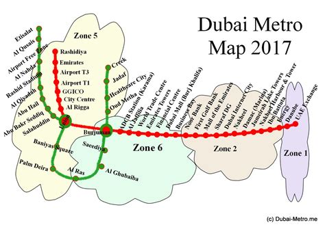 Dubai Metro Map