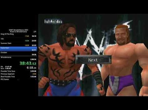 WWF WrestleMania 2000 - Road to WrestleMania 100% Speedrun - 1:22:32 ...